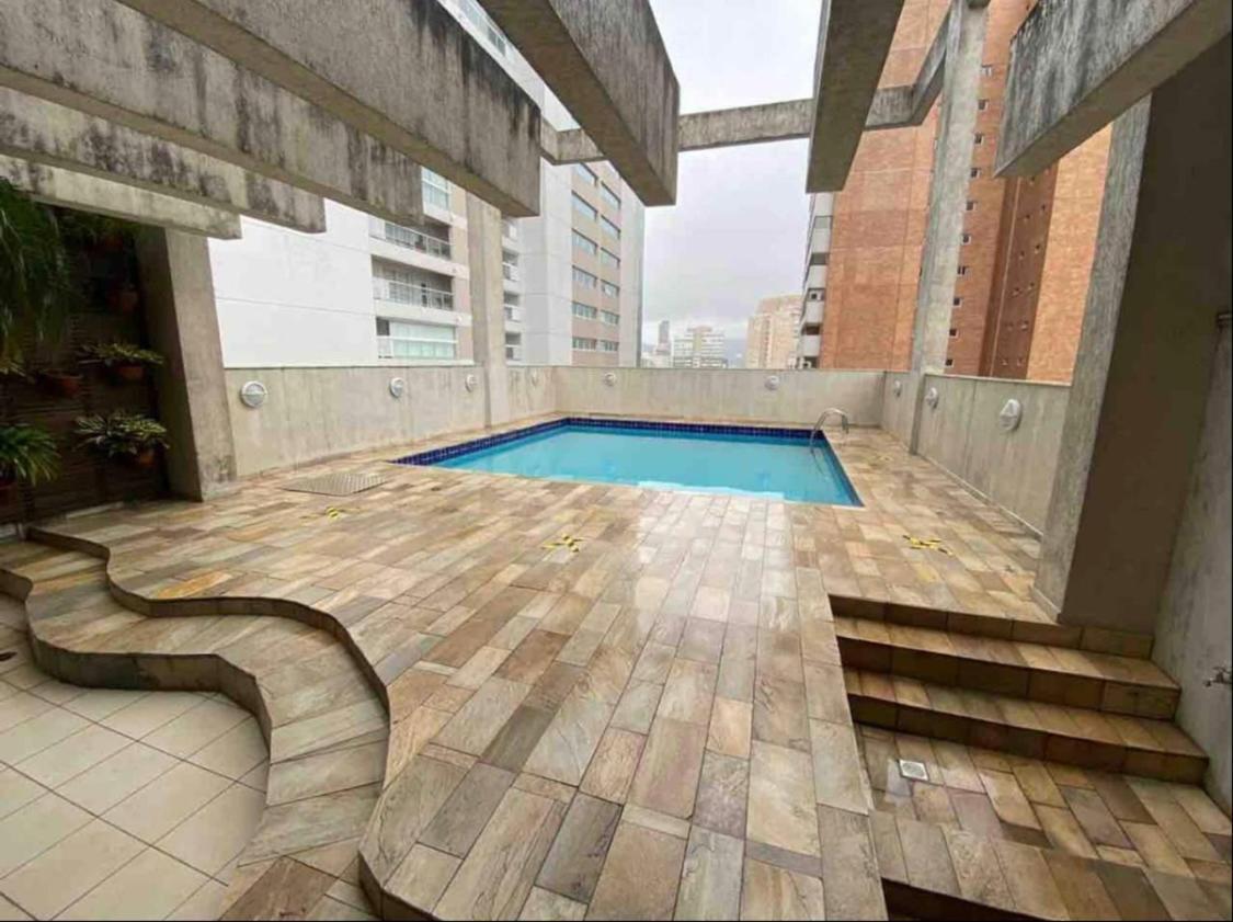 Flat Em Santos No Gonzaga A Tres Quadras Da Praia Kültér fotó